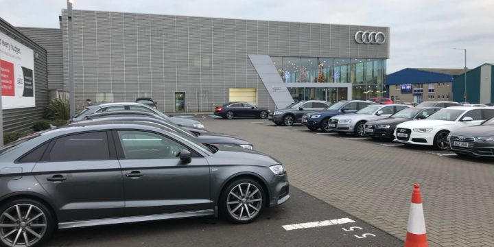 Latest project completed for Audi Belfast- Our Engineers installed a charging point for electric cars